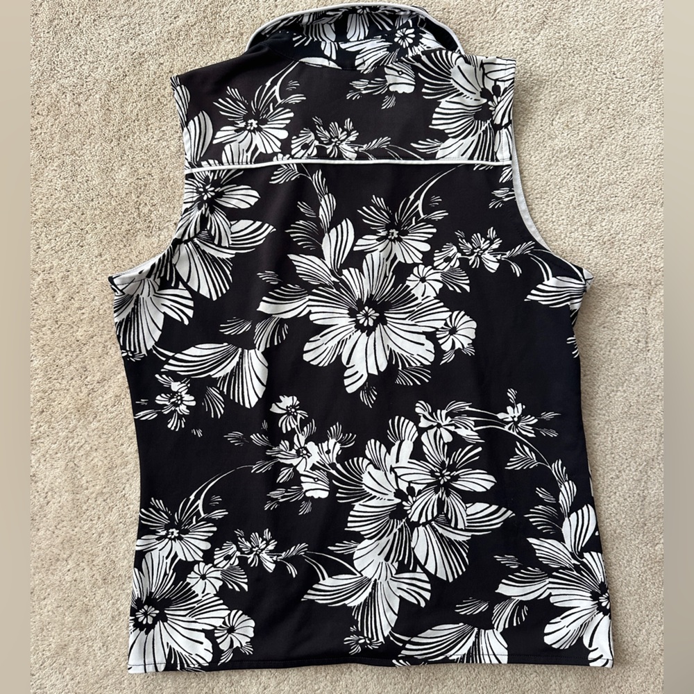 Izod Black and Gray Patterned Shirt - Picture 5 of 6